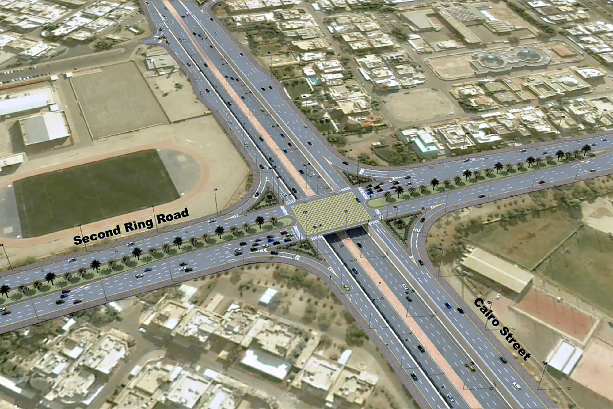 Upgrading of 2nd and 3rd ring road