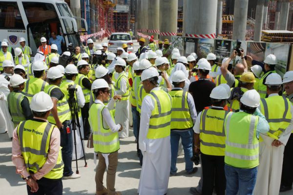 Marzouq Al-Ghanim Visits Sabah Al-Salem University