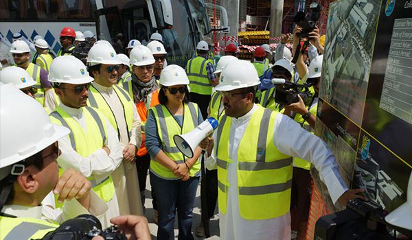 The Speaker of Kuwait National Assembly visited the site of Sabah Al-Salem University City