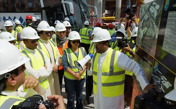 The Speaker of Kuwait National Assembly visited the site of Sabah Al-Salem University City